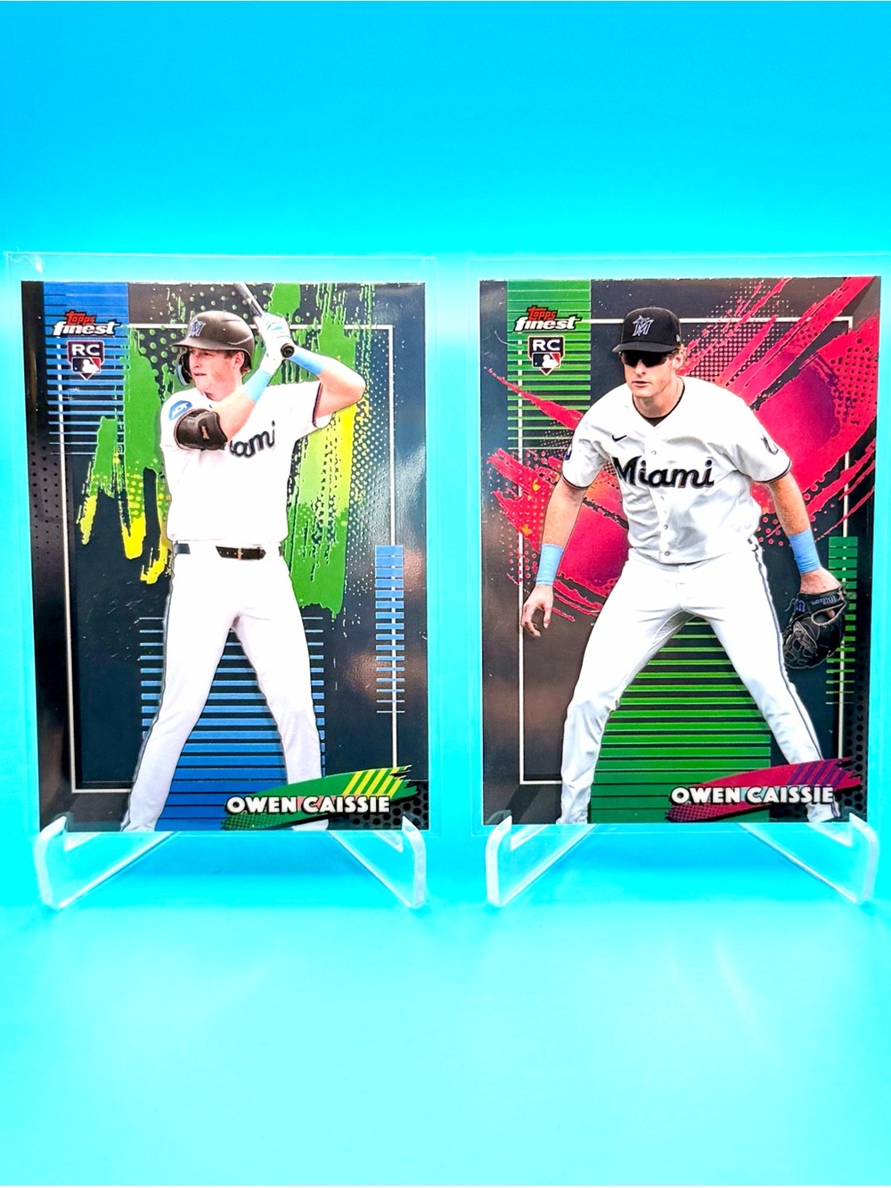 🔥Owen Caissie Rookie Lot! 🔥Topps Finest Common Rookie + Rare Rookie! 🤩